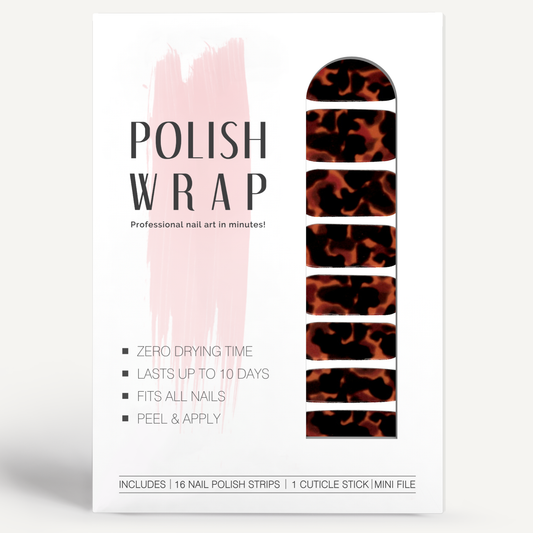 Tortoise Shell | Nail Wrap