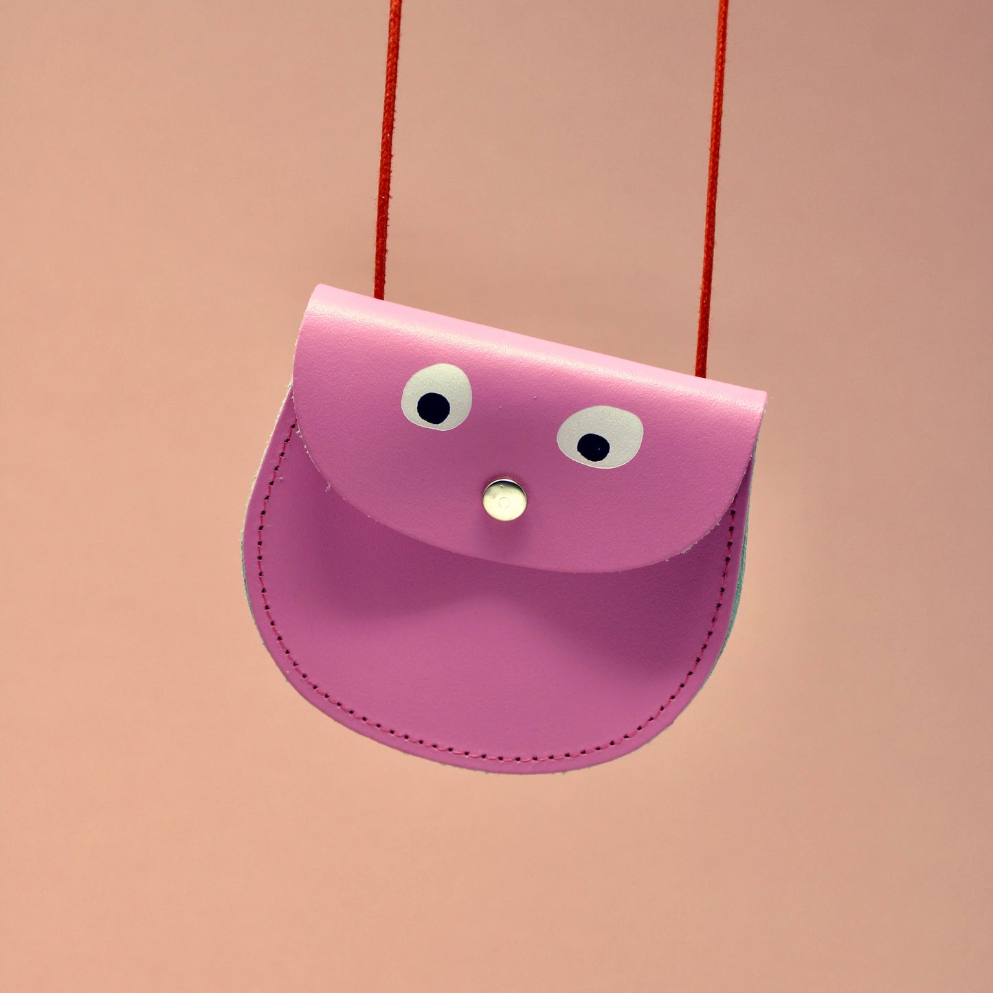 Googly Eye Pocket Money Purse | New Pink