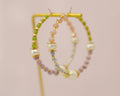 Jules | Pearl and Pastel Beaded Hoops