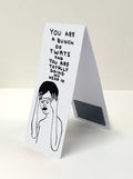 Bunch Of Twats | Magnetic Bookmark  x David Shrigley