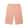Embroidered Knit Flare Pant | Pearl