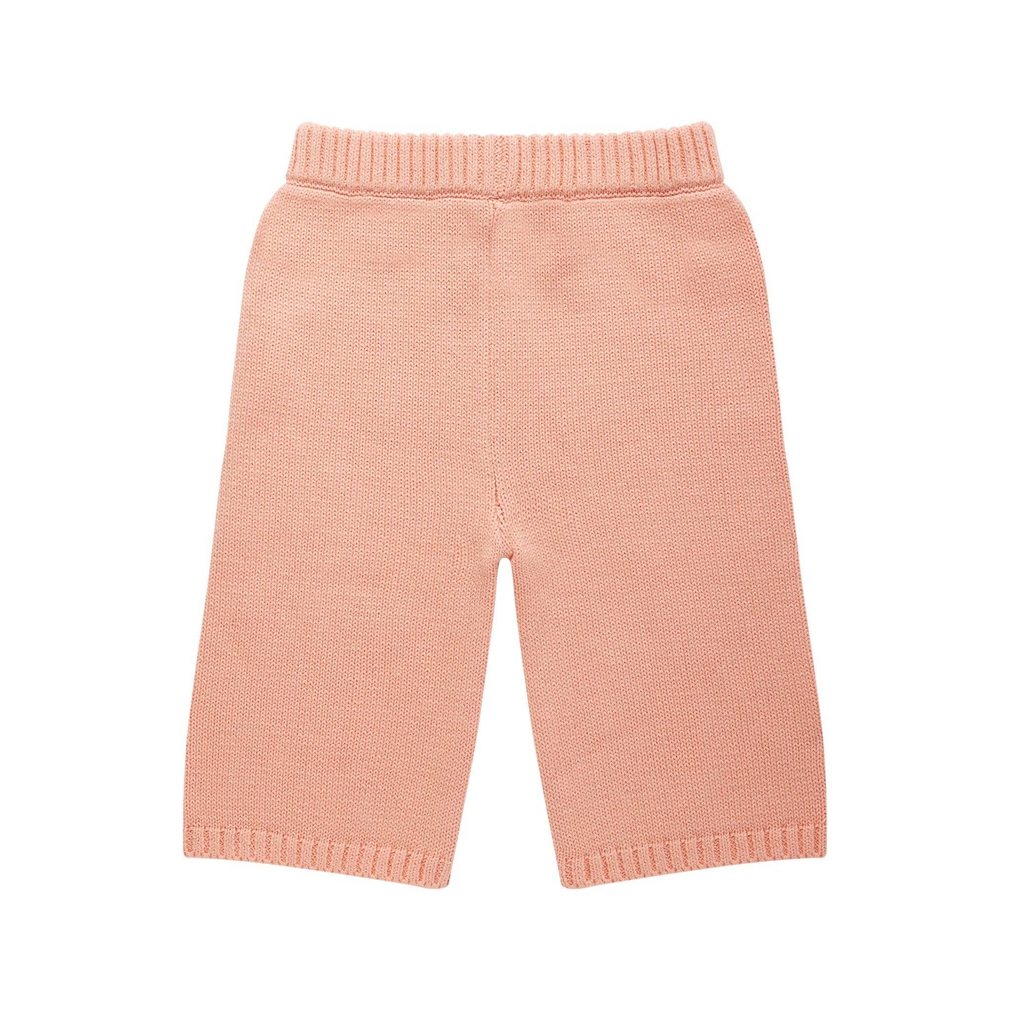 Embroidered Knit Flare Pant | Pearl