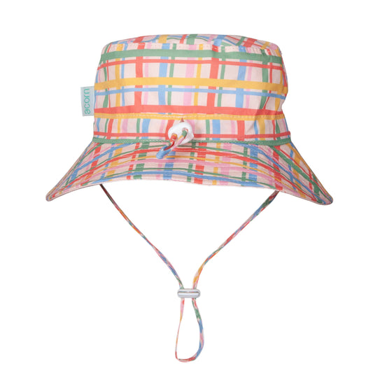 Wide Brim Bucket Hat | Pink Picnic