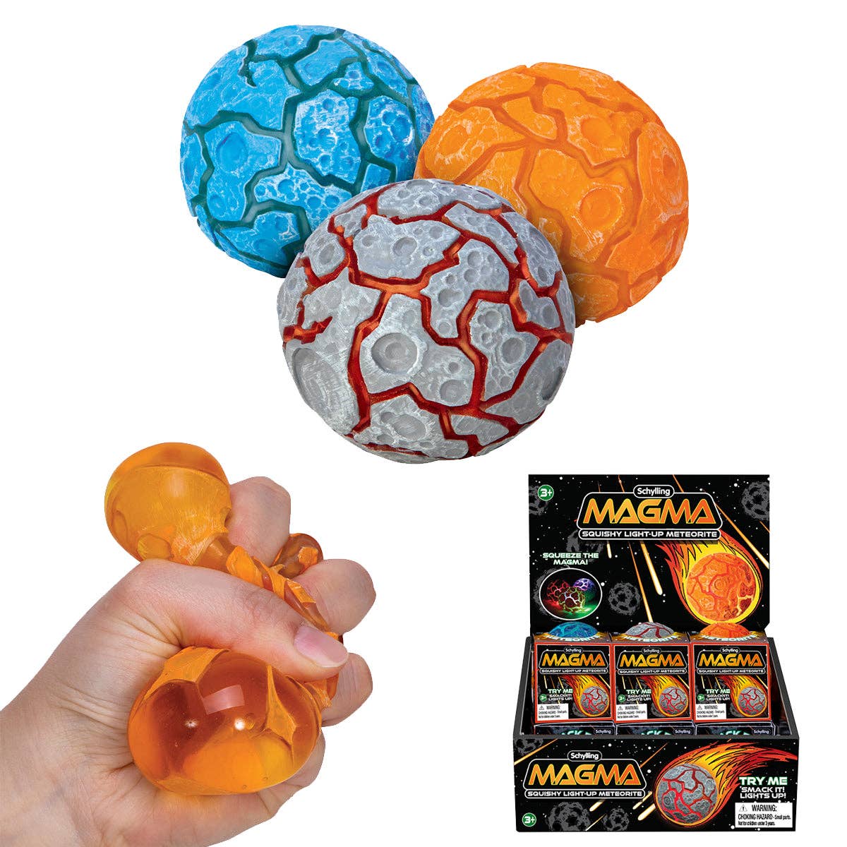 Magma Ball | Light Up Squishy Meteorite