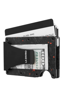 La Enviro | Carbon Wallet  I Matte Red Speckle