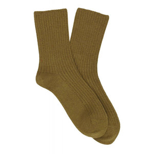 Cashmere Socks Women | Khaki