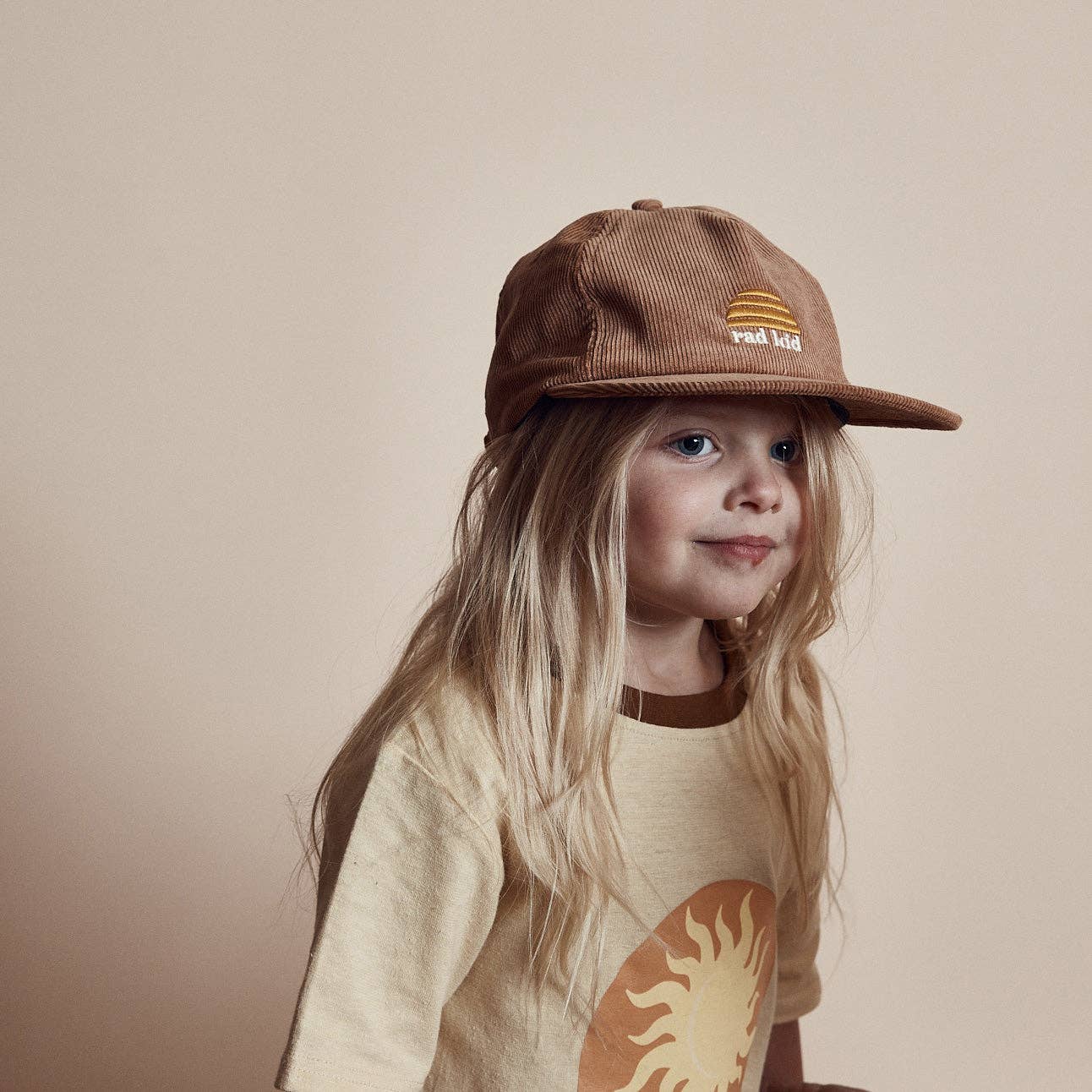 Rad Kid Cord Cap | Tan - Toddler
