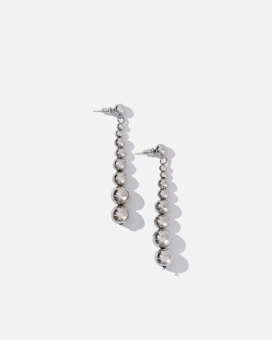 Fleur Drop Earrings | Silver