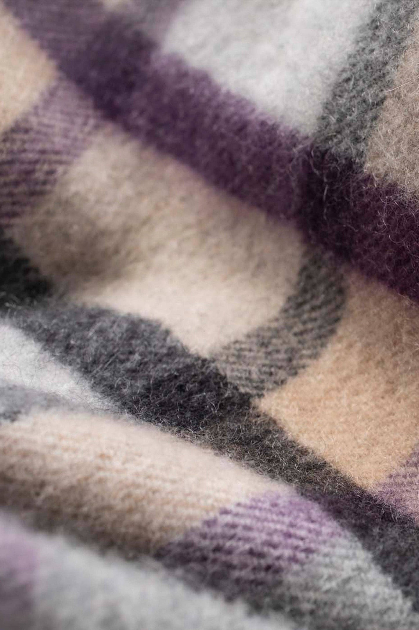 Cashmere Scarf | Princeton Lavender Check