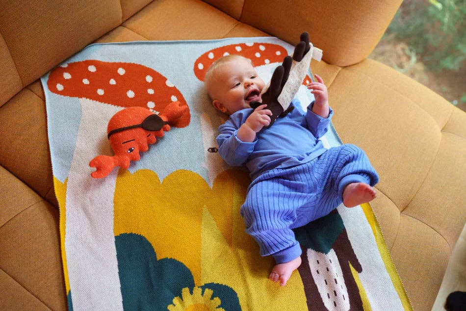 Organic Cotton Blanket | Trees and Creatures