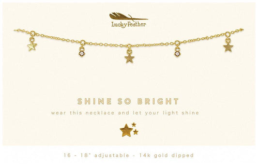 Dangle Necklace Gold | SHINE SO BRIGHT