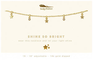 Dangle Necklace Gold | SHINE SO BRIGHT