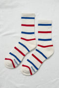 Boyfriend Socks - Striped | More Colours Available