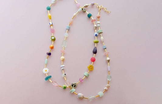 Mariposa Pastel | Beaded Necklace