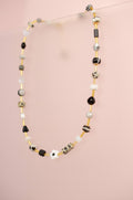 Beaded Necklace | Black and White