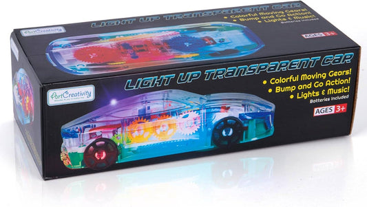 Light Up Transparent Toy Car