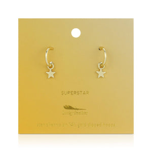 Star Huggie Hoops | Superstar