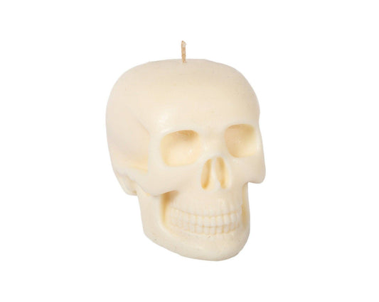 Black Skull Candle