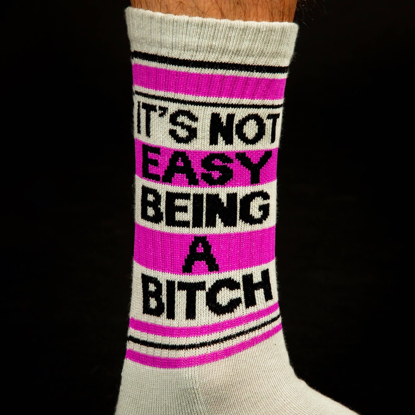 It's Not Easy Being A Bitch | Gym Crew Socks