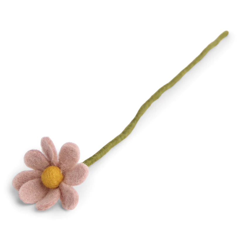 Simple Felt Flower | Dusty Rose