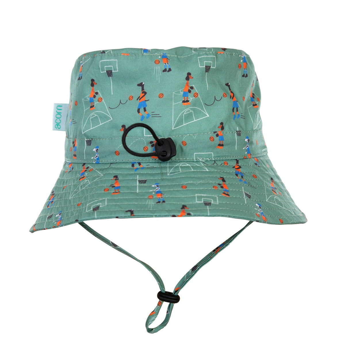 Wide Brim Bucket Hat | Shooting Hoops