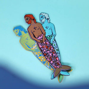 Mer-Man Bookmark | Yellow