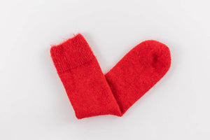 Ultra Soft  Alpaca Socks |  Red