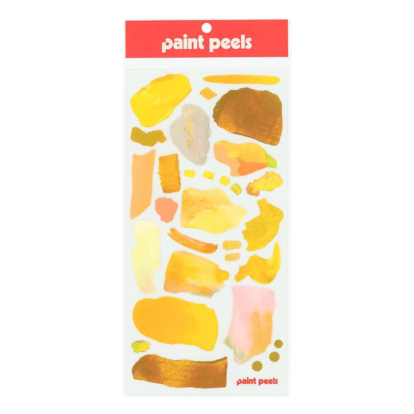 Paint Peels Sticker Sheet | various colours
