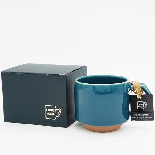 Chips Stack Mug  280ml | Dark Green