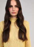 Alibany Lace Shirt | Yellow
