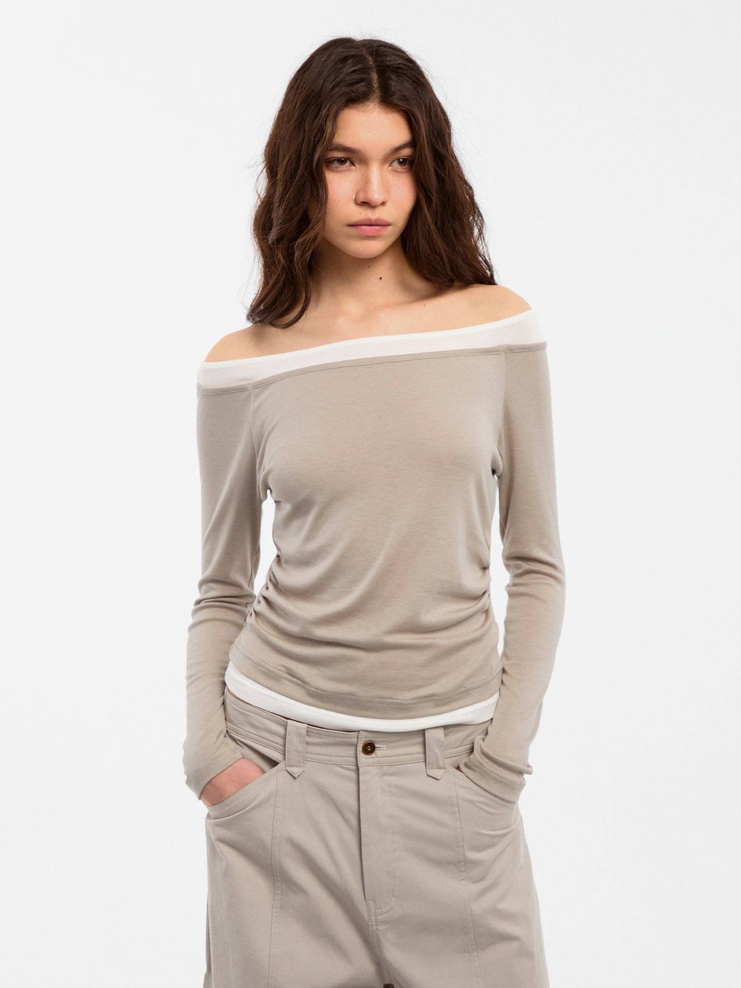 Off-Shoulder T-Shirt | various colours