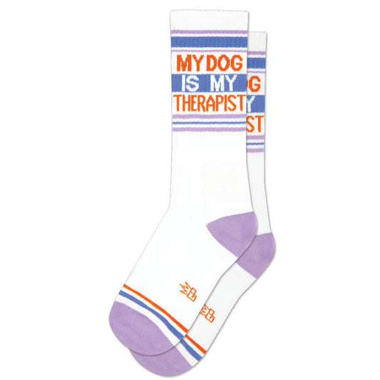 My Dog Is My Therapist | Gym Crew Socks