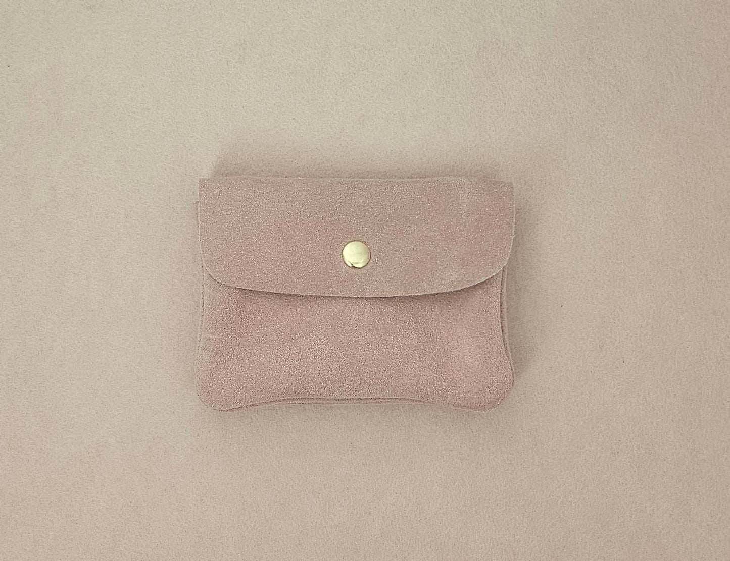 Suede Leather Coin Purse | More Colours Available