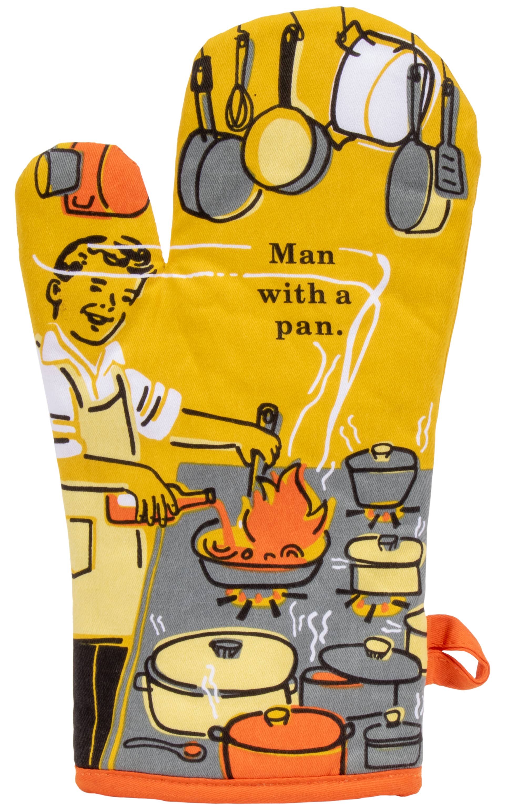 Oven Mitt | Man With A Pan