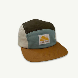 Rad Dad Spliced 5 Panel Cap | Khaki