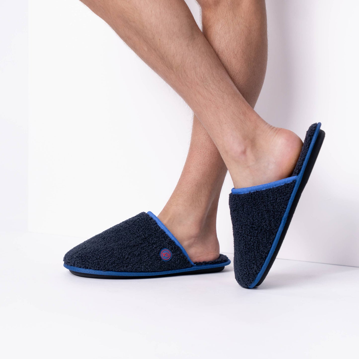 Sherpa Slippers | Navy