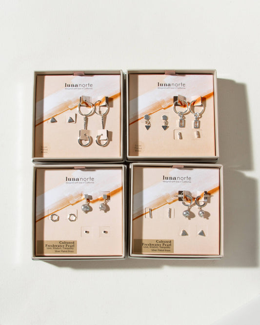 Geometric Earring Set