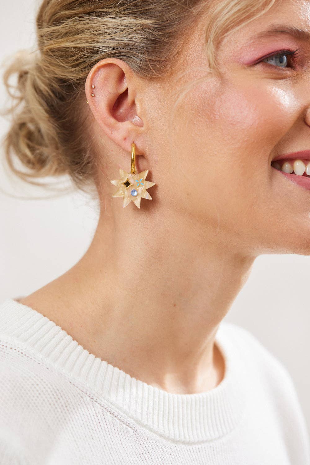 Day Night Earrings | Gold