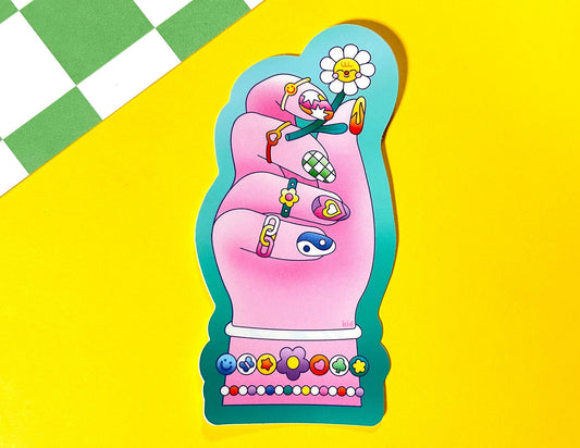 Flower Flair Matte | Vinyl Sticker