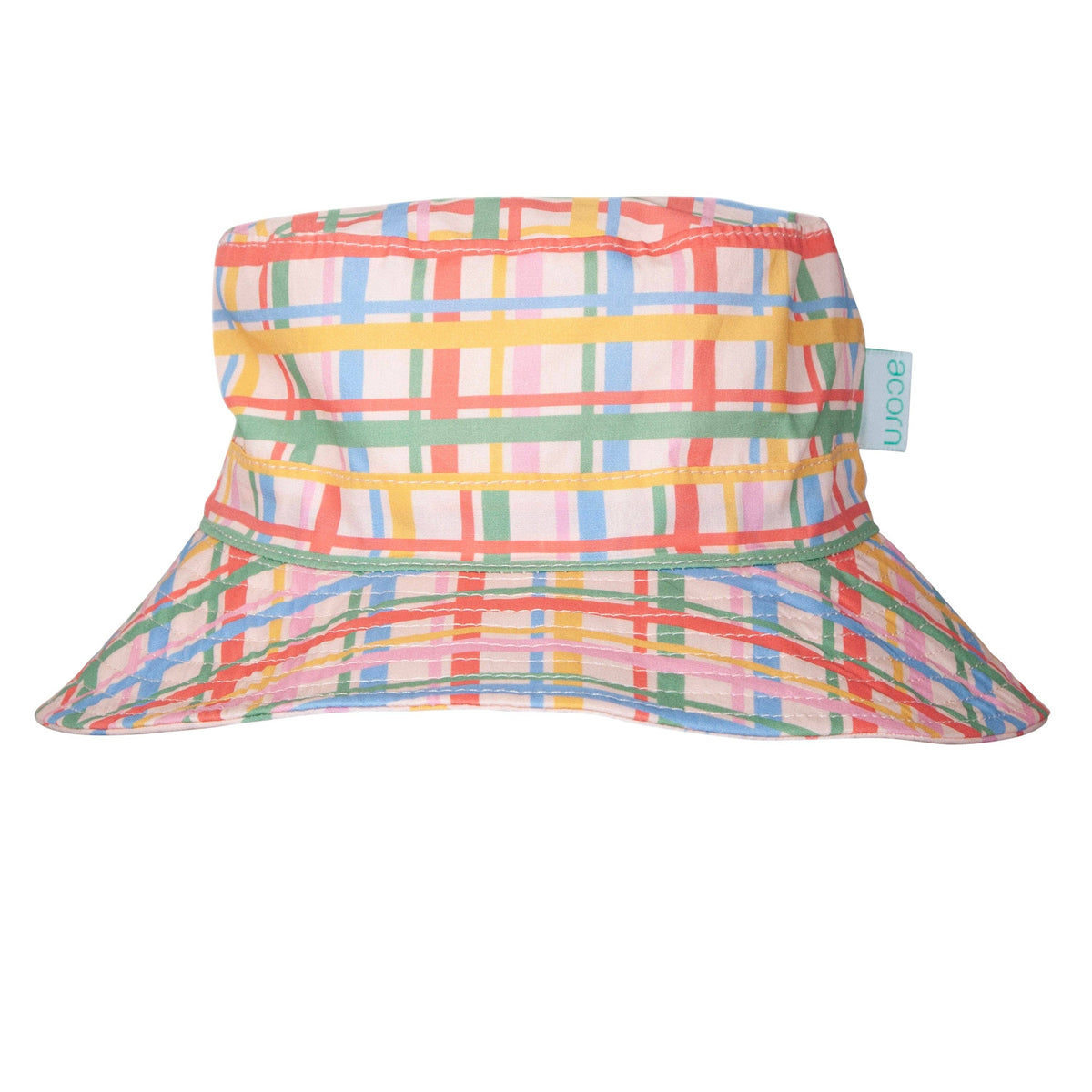 Wide Brim Bucket Hat | Pink Picnic