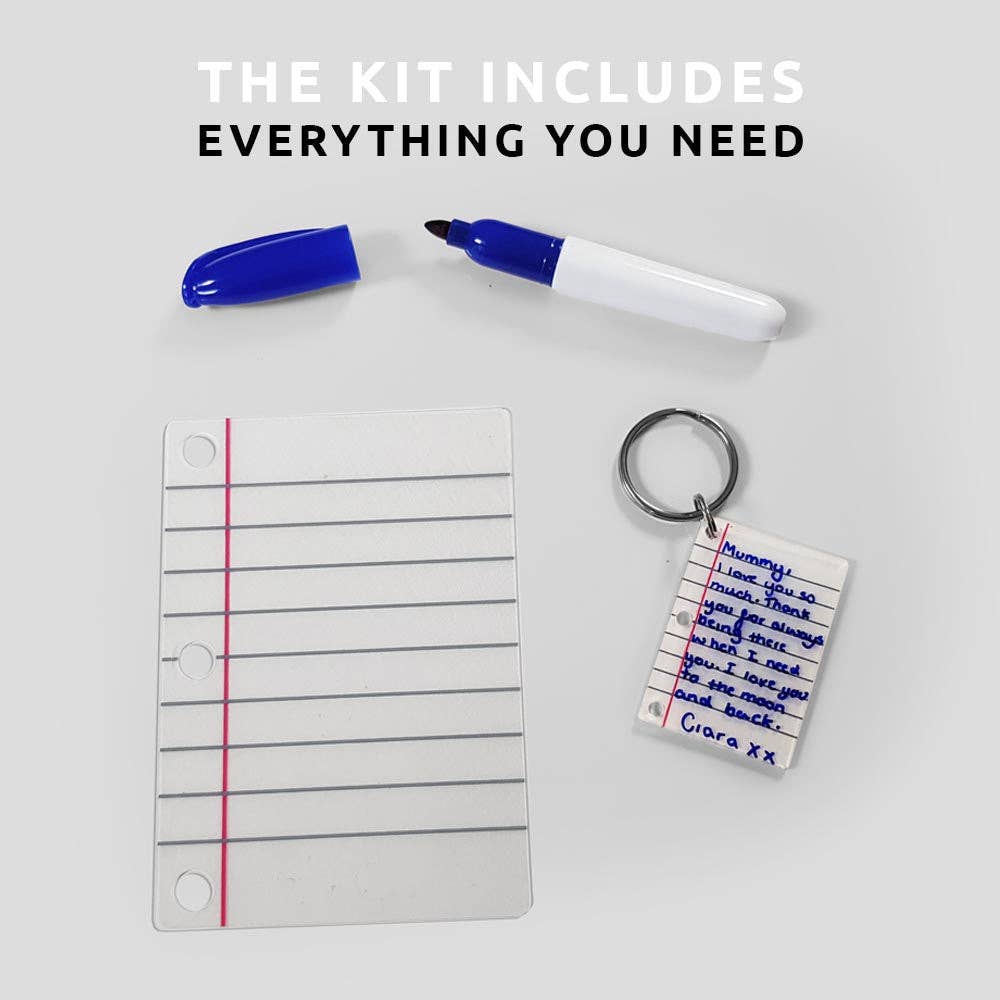 Little Letter Shrink | Keyring Kit