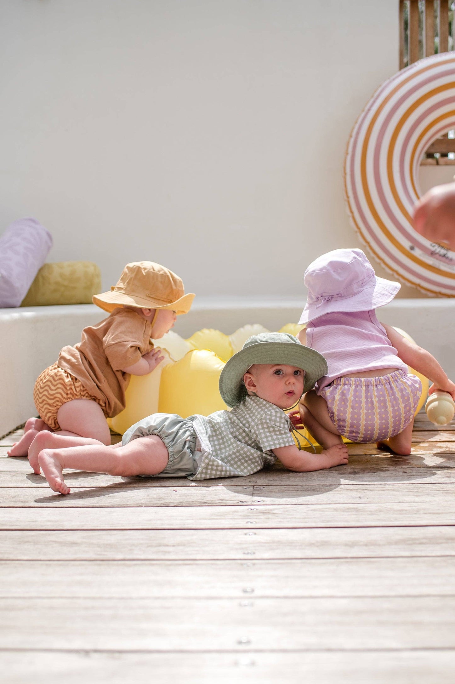 Baby Cotton Sun Hat | Various Colours