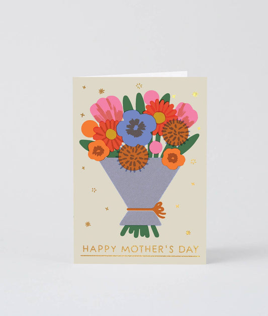 ‘Mother's Day Bouquet' Greetings Card