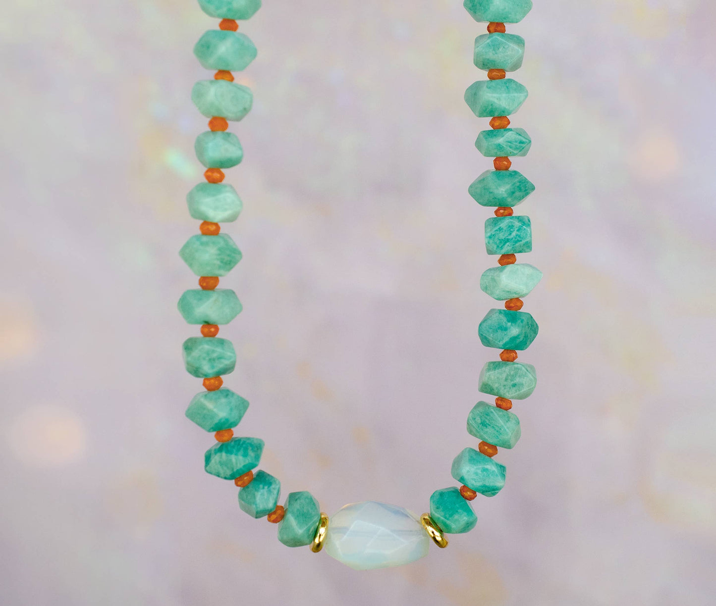 Roxie Amazonite | Beaded Necklace