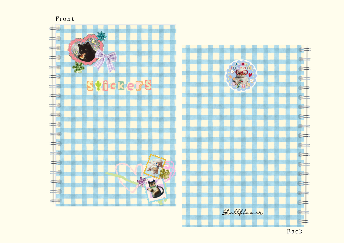 A5 Sticker Keeper Book | Gingham