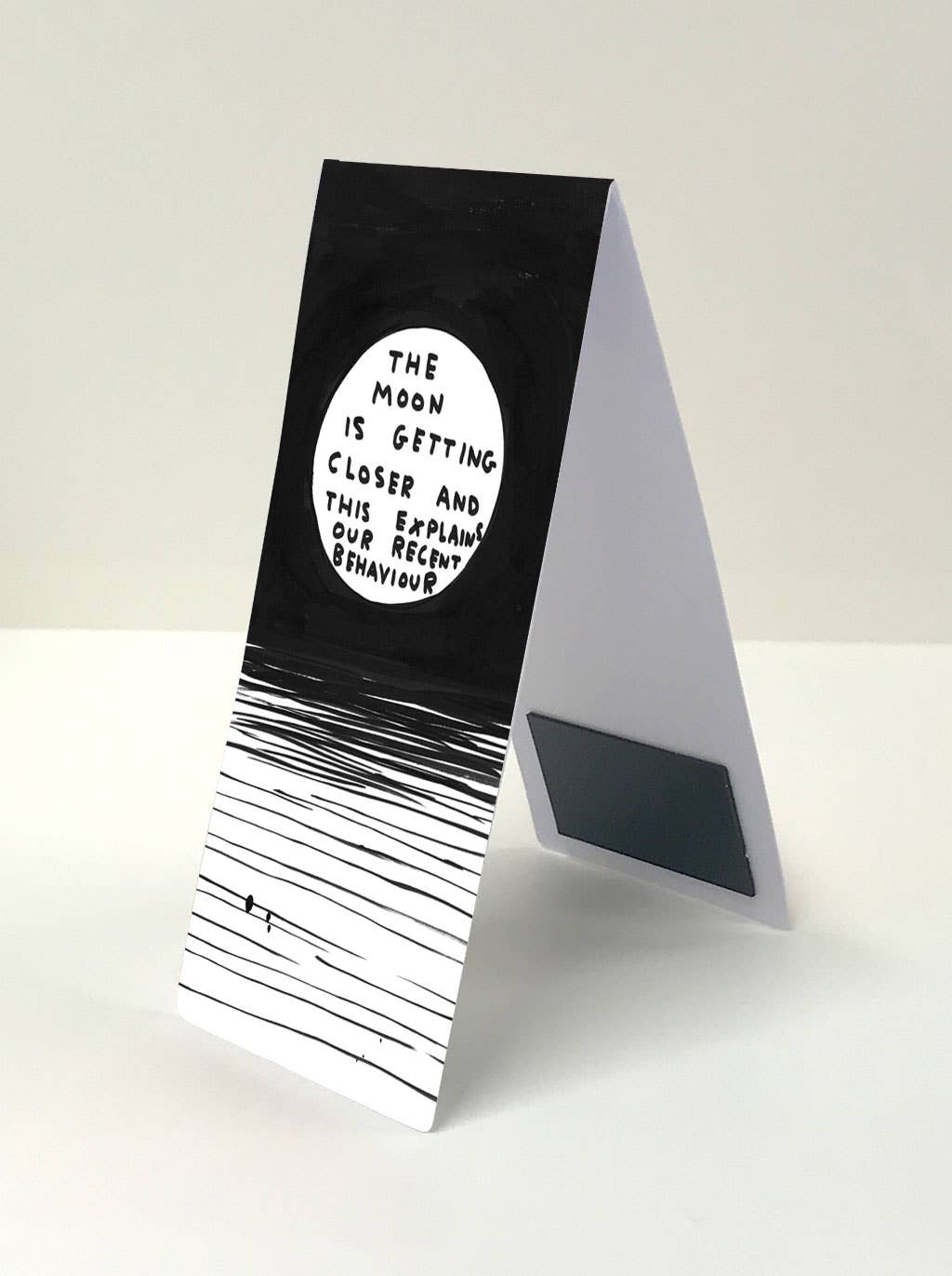 The Moon | Magnetic Bookmark x David Shrigley