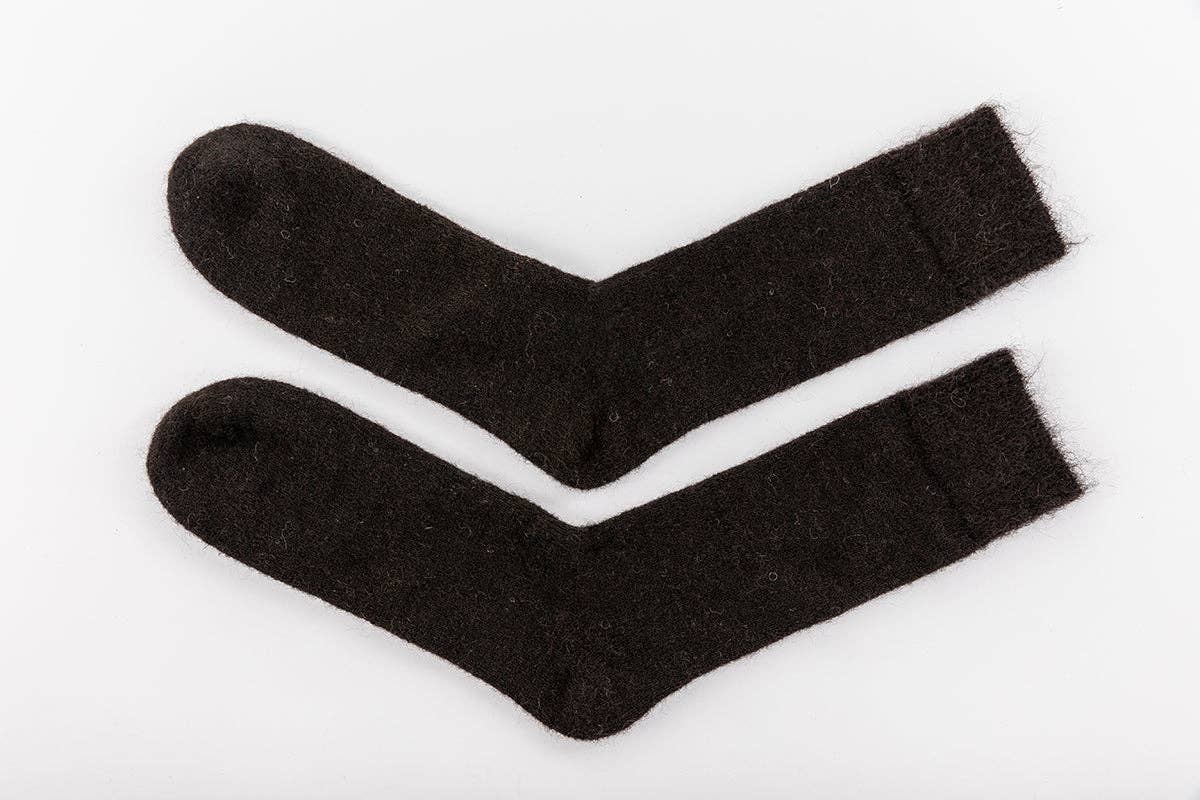 Ultra Soft Alpaca Socks | Charcoal