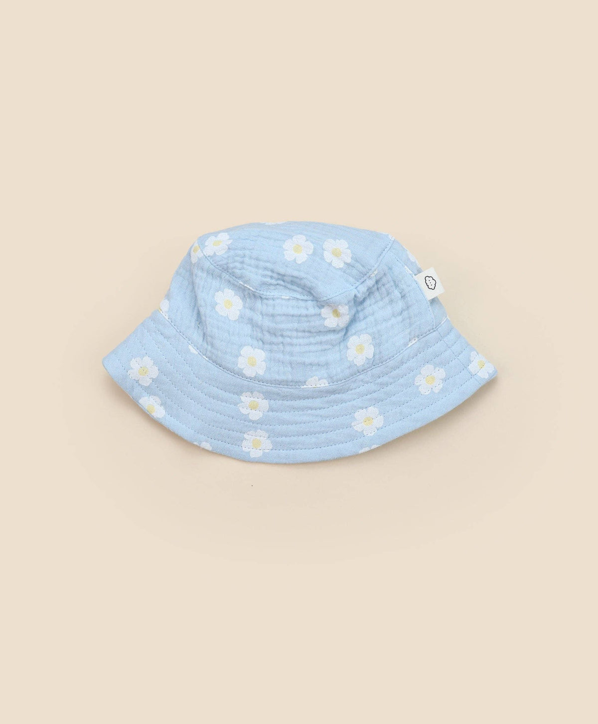 Cotton Muslin Bucket Hat | Daisy Blue