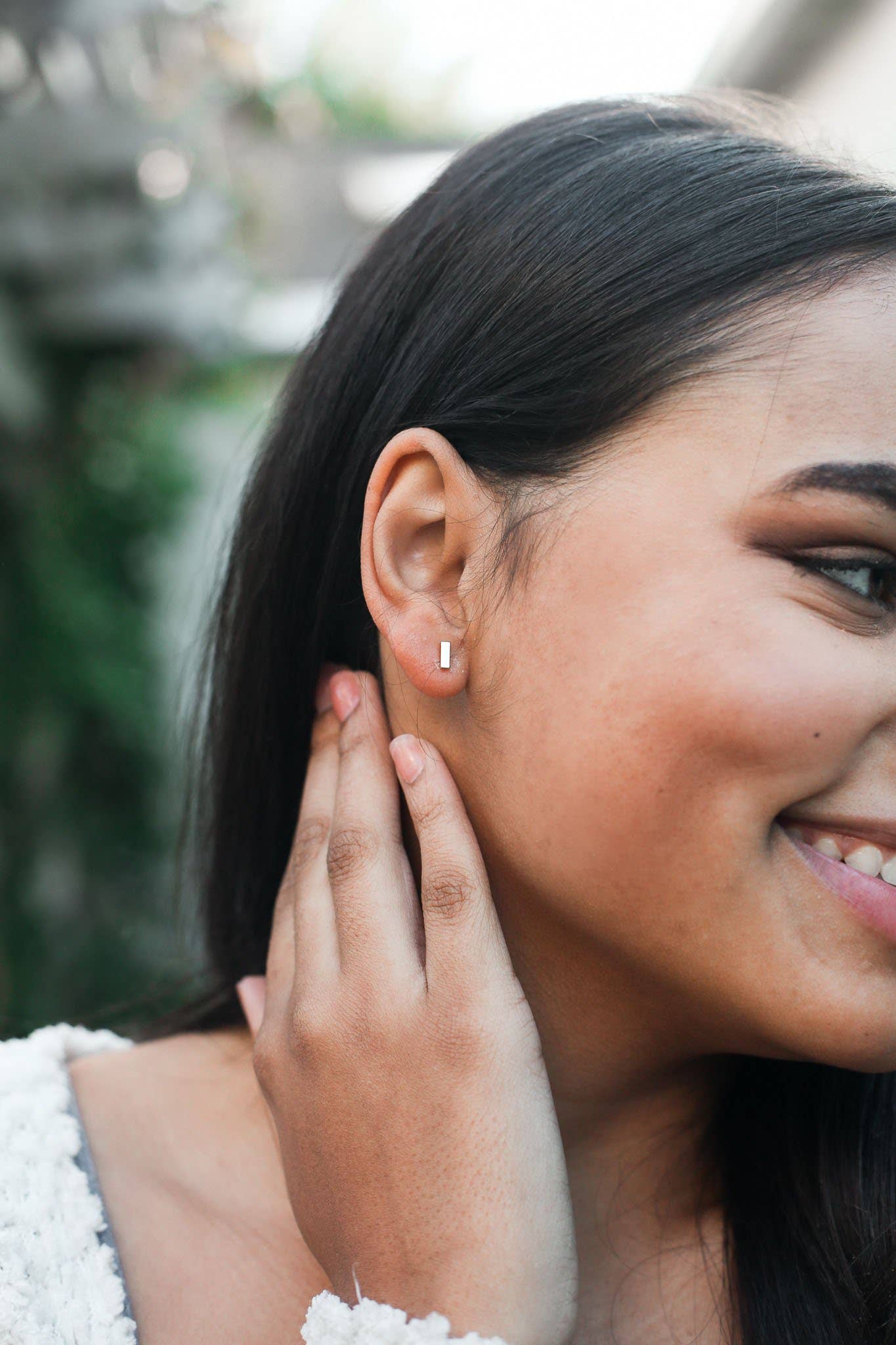 New Moon Gold Earrings | Raise the Bar