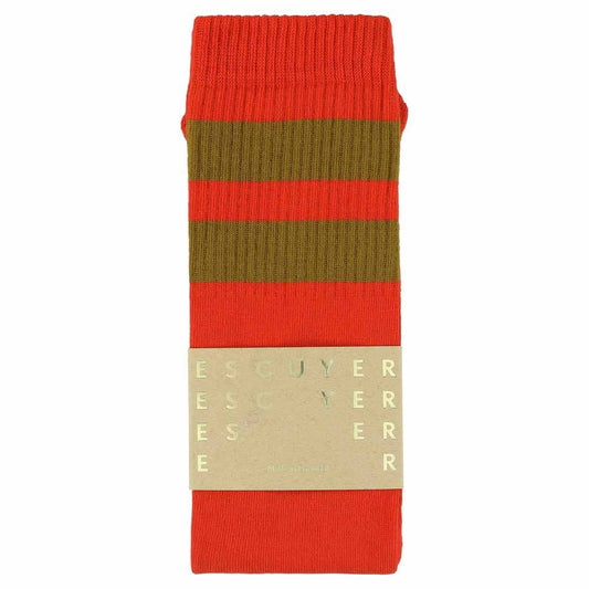 Unisex Tube Socks | Orange & Cumin